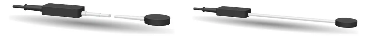 Interactive 3D model in the Opsytec product viewer: XT sensors.