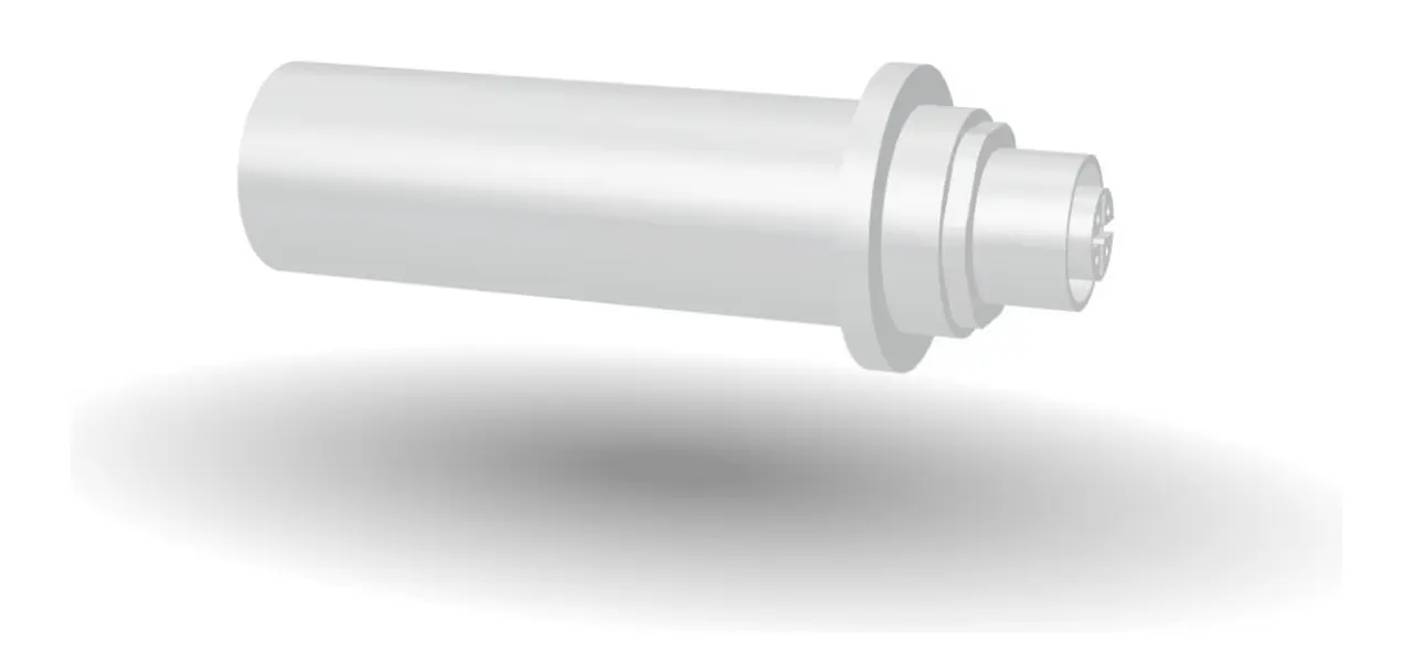 Interactive 3D model in the Opsytec product viewer: DVGW sensor.