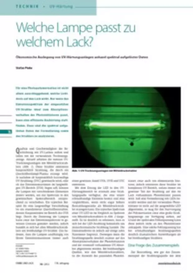 Power consideration in UV curing systems