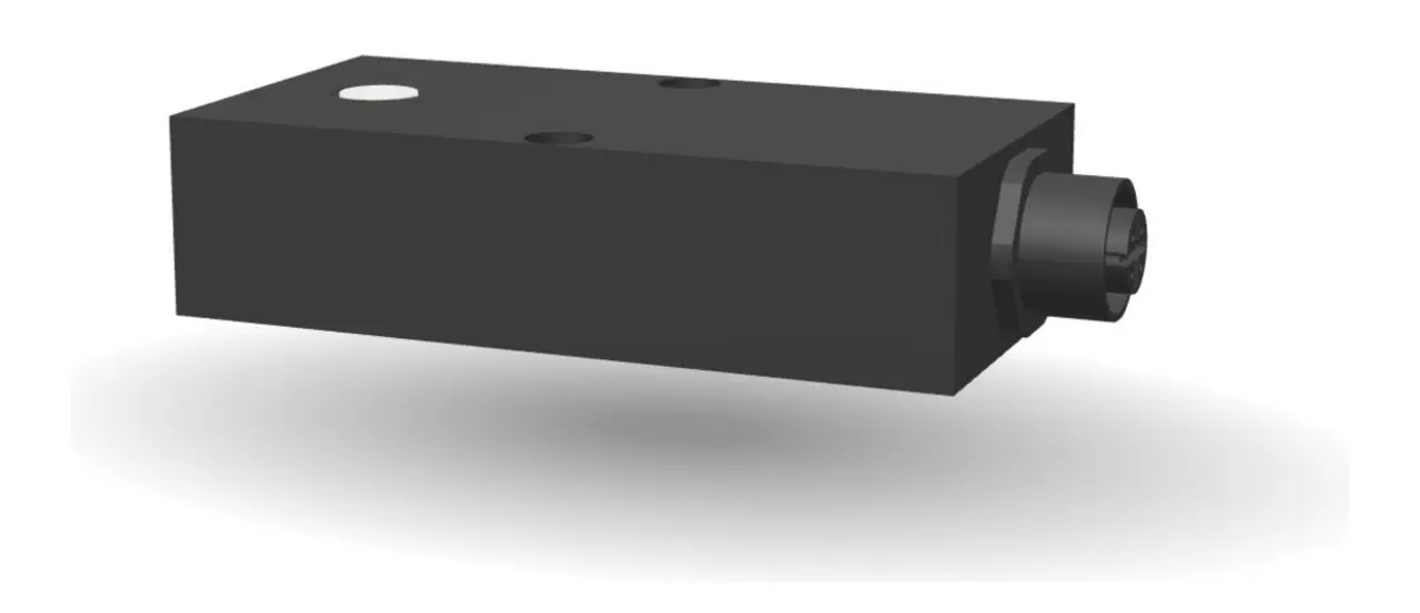 Interaktives 3D-Modell im Opsytec-Produktviewer: PLC-Sensor.