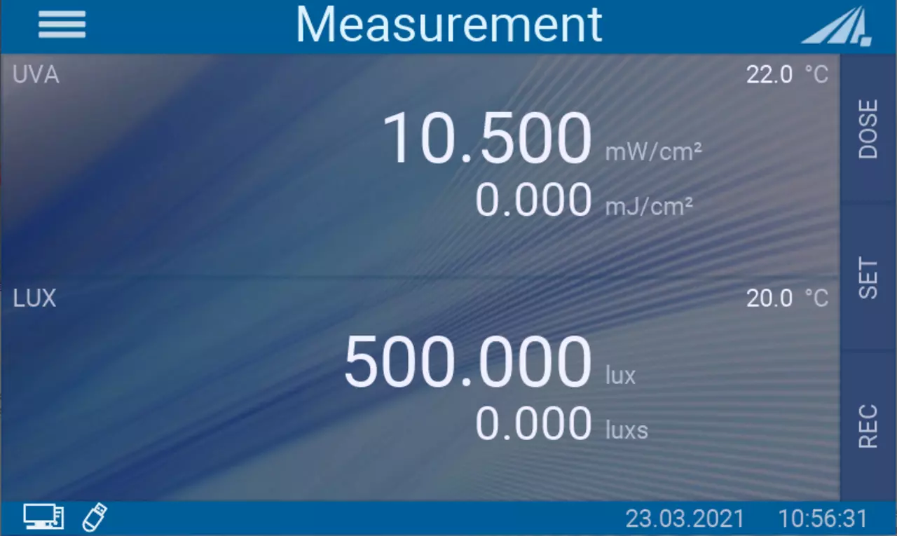 Dual channel measurement