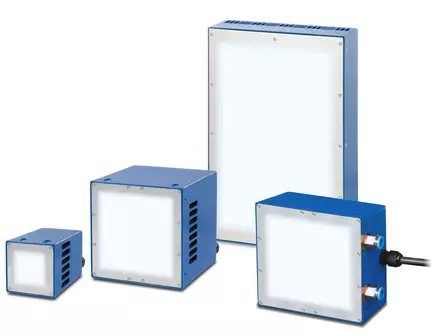 Large-area UV LED modules with air cooling & high output